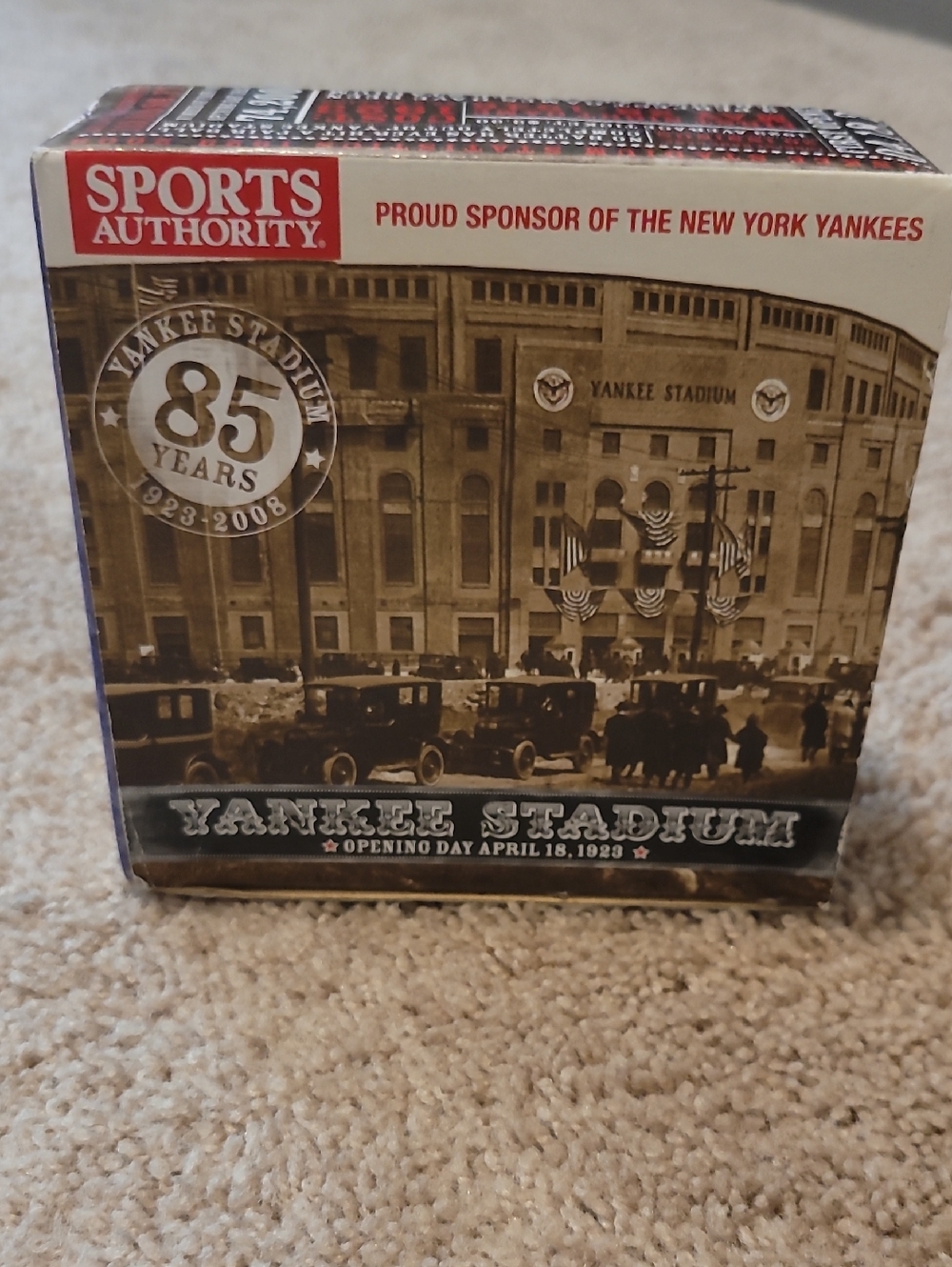 NEW YORK YANKEE REPLICA STADIUM 1923-2008 SPORTS AUTHORITY NIB See Description
